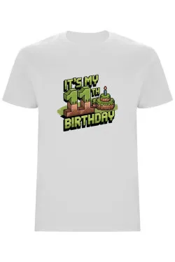 Dětské tričko - MINECRAFT JEDENÁCTÉ NAROZENINY