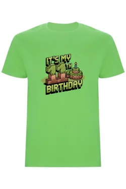 Dětské tričko - MINECRAFT JEDENÁCTÉ NAROZENINY