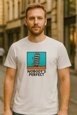 Pánské tričko - NOBODY'S PERFECT