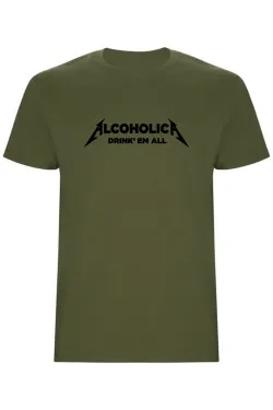 Pánské tričko - ALCOHOLICA