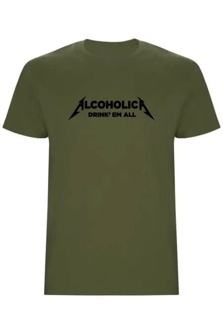 Pánské tričko - ALCOHOLICA
