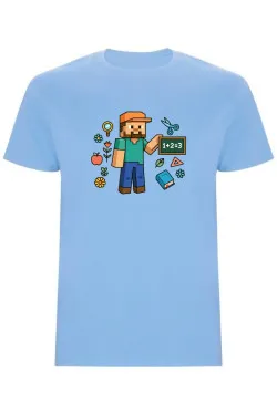 Dětské tričko - MINECRAFT DO ŠKOLY