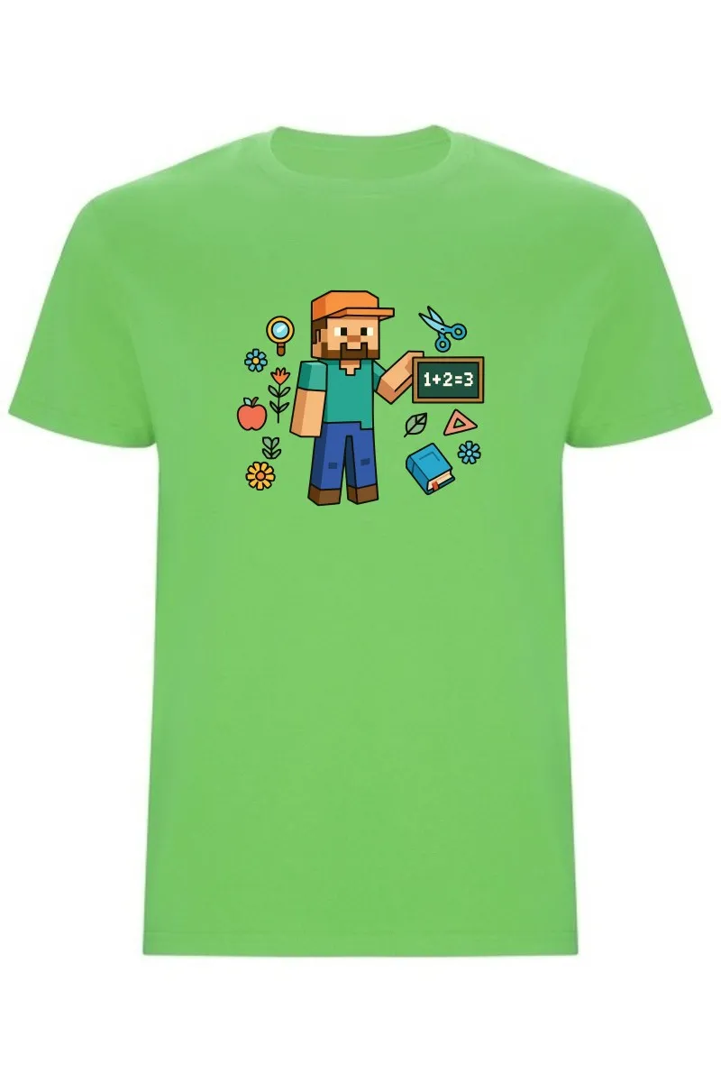 Dětské tričko - MINECRAFT DO ŠKOLY Dětské tričko - MINECRAFT DO ŠKOLY