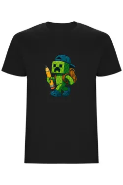 Dětské tričko - CREEPER DO ŠKOLY