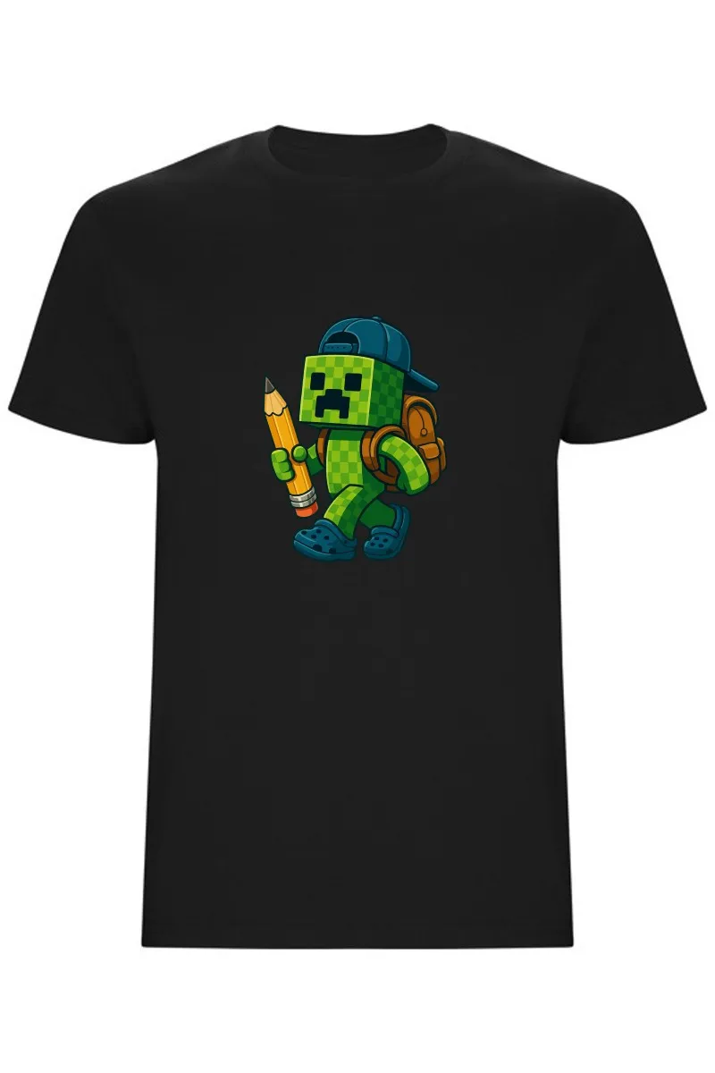 Dětské tričko - CREEPER DO ŠKOLY Dětské tričko - CREEPER DO ŠKOLY
