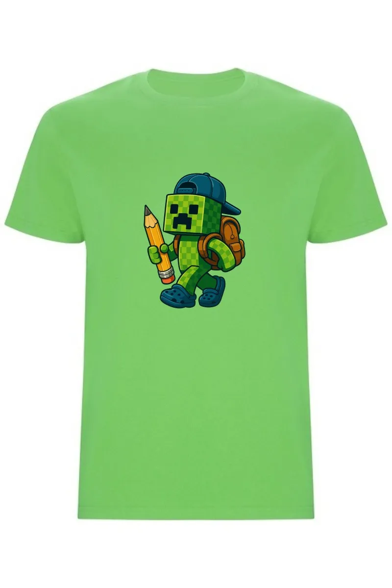 Dětské tričko - CREEPER DO ŠKOLY Dětské tričko - CREEPER DO ŠKOLY