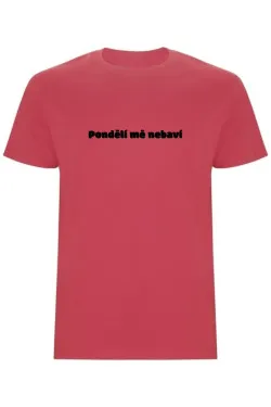 Pánské tričko - PONDĚLÍ MĚ NEBAVÍ