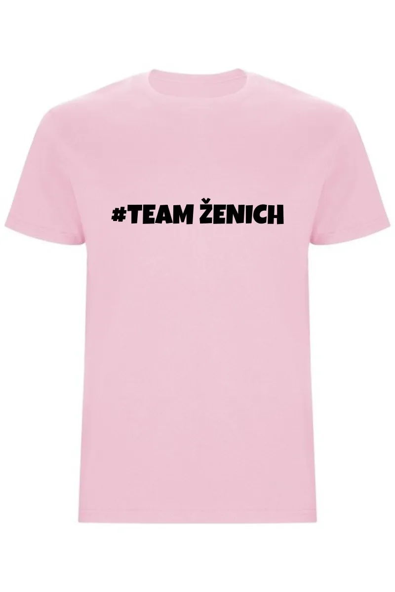 Pánské tričko – TeamŽenich, rozlučka se svobodou ve stylu