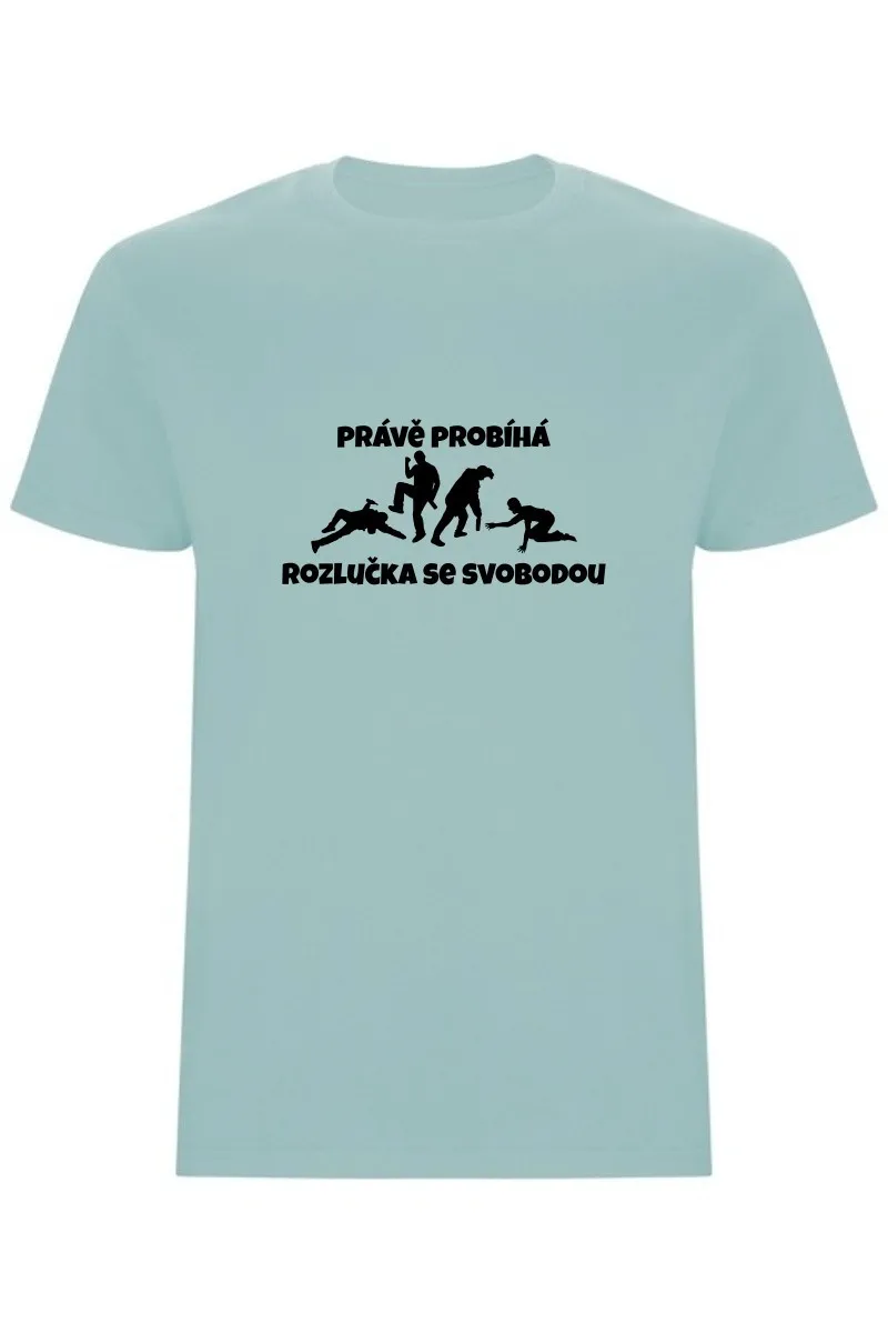 Pánské tričko - PRÁVĚ PROBÍHÁ ROZLUČKA SE SVOBODOU Pánské tričko - PRÁVĚ PROBÍHÁ ROZLUČKA SE SVOBODOU