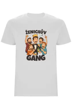 Pánské tričko - ŽENICHŮV GANG