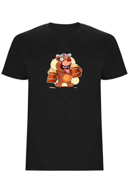 Pánské tričko - MEDVĚD S PIVEM