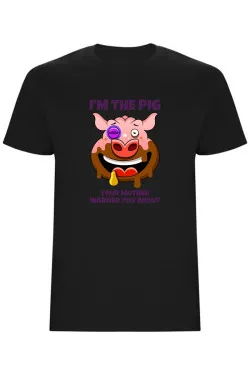 Pánské tričko - PRASE, PŘED KTERÝM TĚ MAMKA VAROVALA