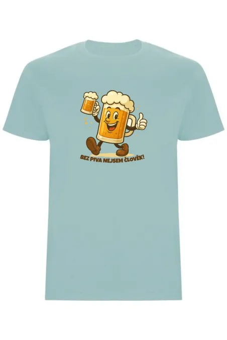 Pánské tričko - BEZ PIVA NEJSEM ČLOVĚK