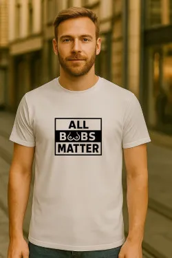 Pánské tričko - ALL BOOBS MATTER