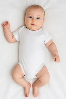 Kojenecké body s krátkým rukávem