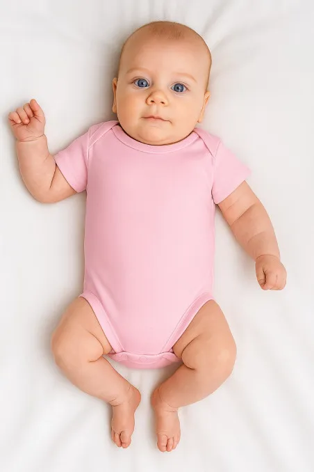 Kojenecké body s krátkým rukávem