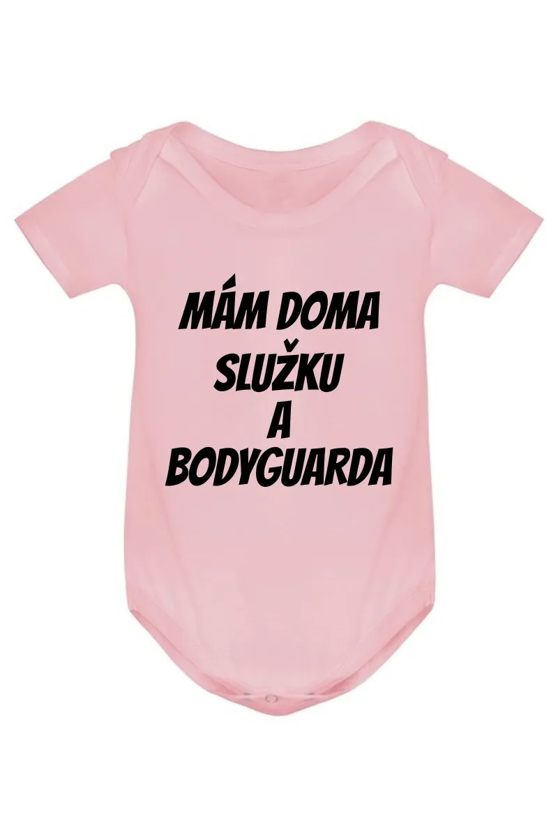 Kojenecké body - MÁM DOMA SLUŽKU A BODYGUARDA Kojenecké body - MÁM DOMA SLUŽKU A BODYGUARDA
