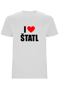 Pánské tričko - I LOVE ŠTATL