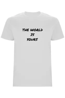 Pánské tričko - THE WORLD IS YOURS