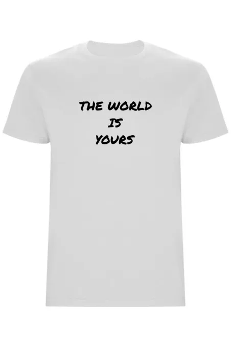 Pánské tričko - THE WORLD IS YOURS