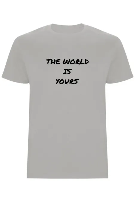 Pánské tričko - THE WORLD IS YOURS