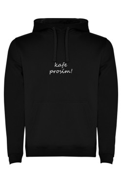 Mikina s kapucí - KAFE PROSÍM