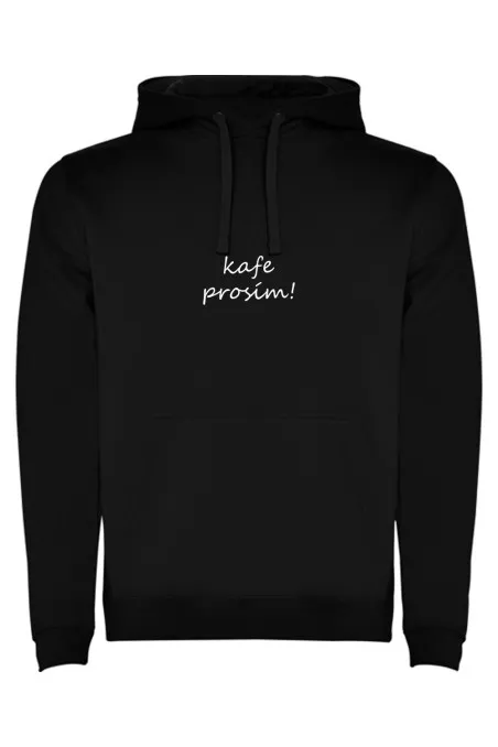 Mikina s kapucí - KAFE PROSÍM