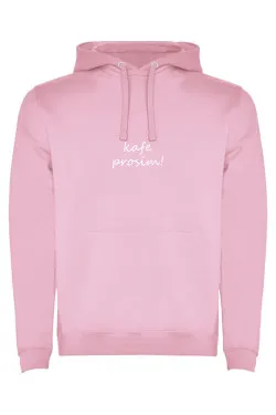 Mikina s kapucí - KAFE PROSÍM