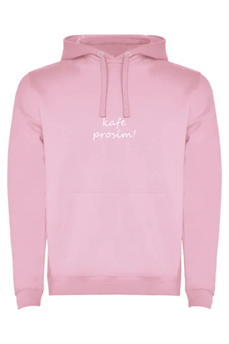Mikina s kapucí - KAFE PROSÍM
