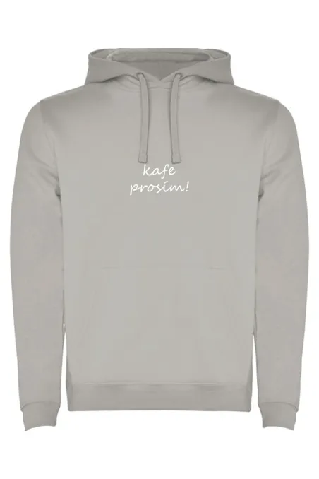 Mikina s kapucí - KAFE PROSÍM