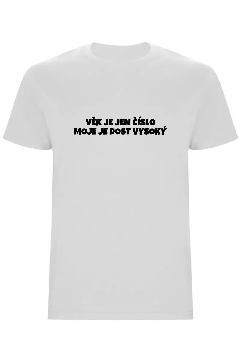 Pánské tričko - VĚK JE JEN ČÍSLO