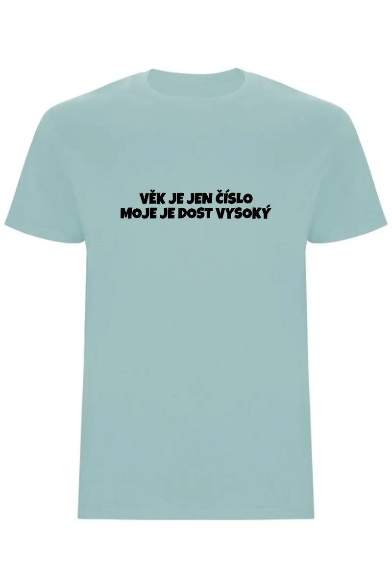 Pánské tričko - VĚK JE JEN ČÍSLO