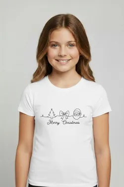 Dívčí tričko - MERRY CHRISTMAS