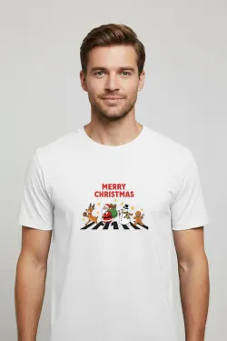 Pánské tričko - MERRY CHRISTMAS PŘECHOD