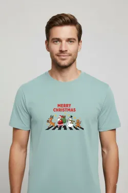 Pánské tričko - MERRY CHRISTMAS PŘECHOD