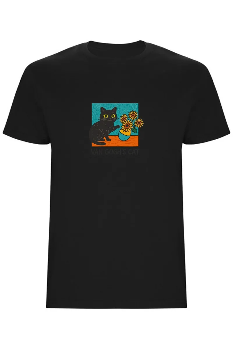 Pánské tričko - VAN GOGH'S CAT Pánské tričko - VAN GOGH'S CAT