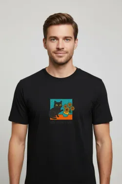 Pánské tričko - VAN GOGH'S CAT