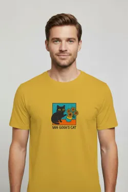 Pánské tričko - VAN GOGH'S CAT