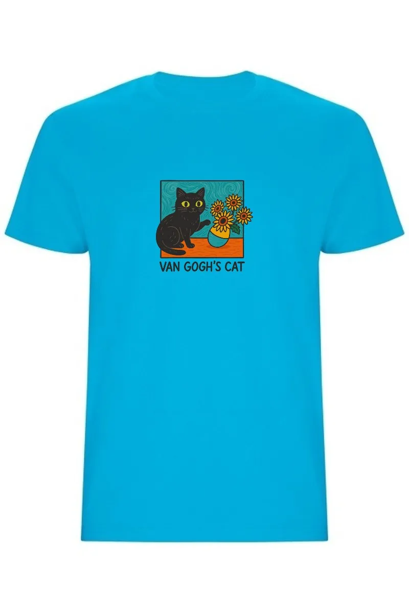 Pánské tričko - VAN GOGH'S CAT Pánské tričko - VAN GOGH'S CAT