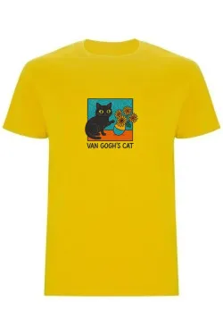 Pánské tričko - VAN GOGH'S CAT
