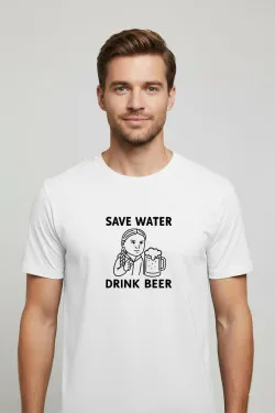 Pánské tričko - SAVE WATER, DRINK BEER
