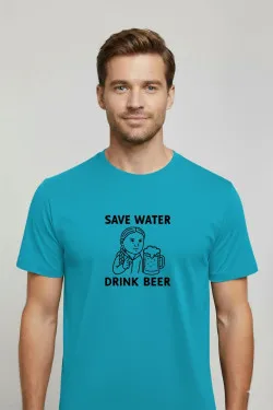 Pánské tričko - SAVE WATER, DRINK BEER