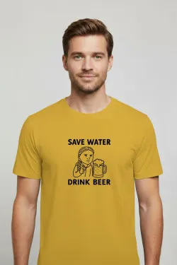 Pánské tričko - SAVE WATER, DRINK BEER