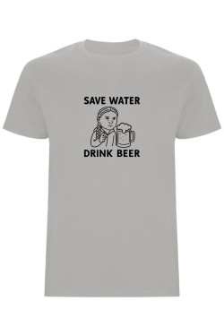 Pánské tričko - SAVE WATER, DRINK BEER