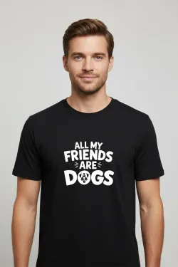 Pánské tričko - ALL MY FRIENDS ARE DOGS