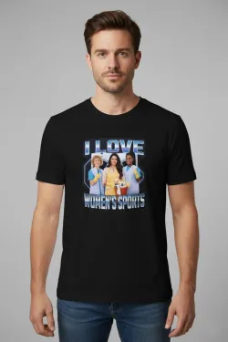 Pánské tričko - I LOVE WOMEN'S SPORTS