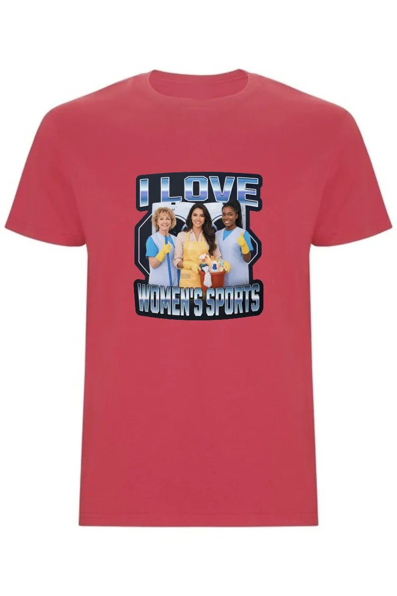 Pánské tričko - I LOVE WOMEN'S SPORTS