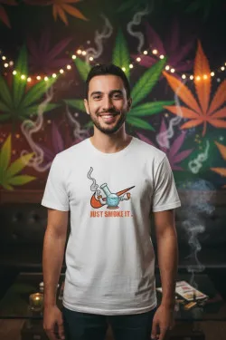 Pánské tričko - JUST SMOKE IT BONG