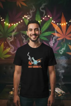 Pánské tričko - JUST SMOKE IT BONG