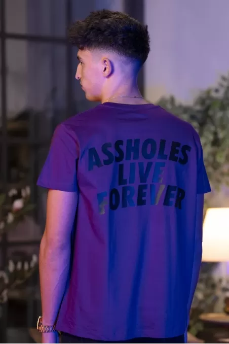 Pánské tričko - ASSHOLES LIVE FOREVER